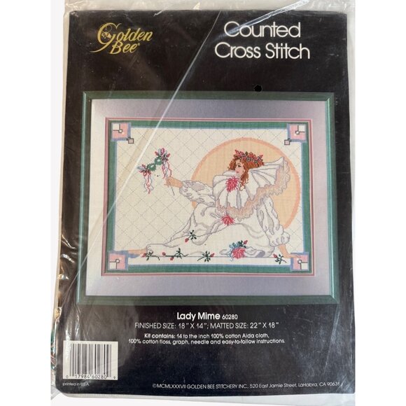Vintage Counted Cross Stitch Kits Bundle Lot of 4 Golden Bee Janlynn Imaginating - Picture 2 of 9